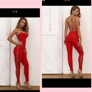 Red bodysuit sexy brand new